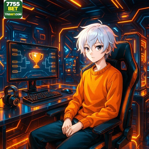 Imagem promocional da 7755BET destacando a plataforma e seus benefícios