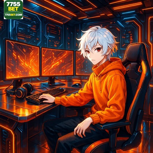 Imagem promocional da 7755BET ilustrando a plataforma e seus diferenciais